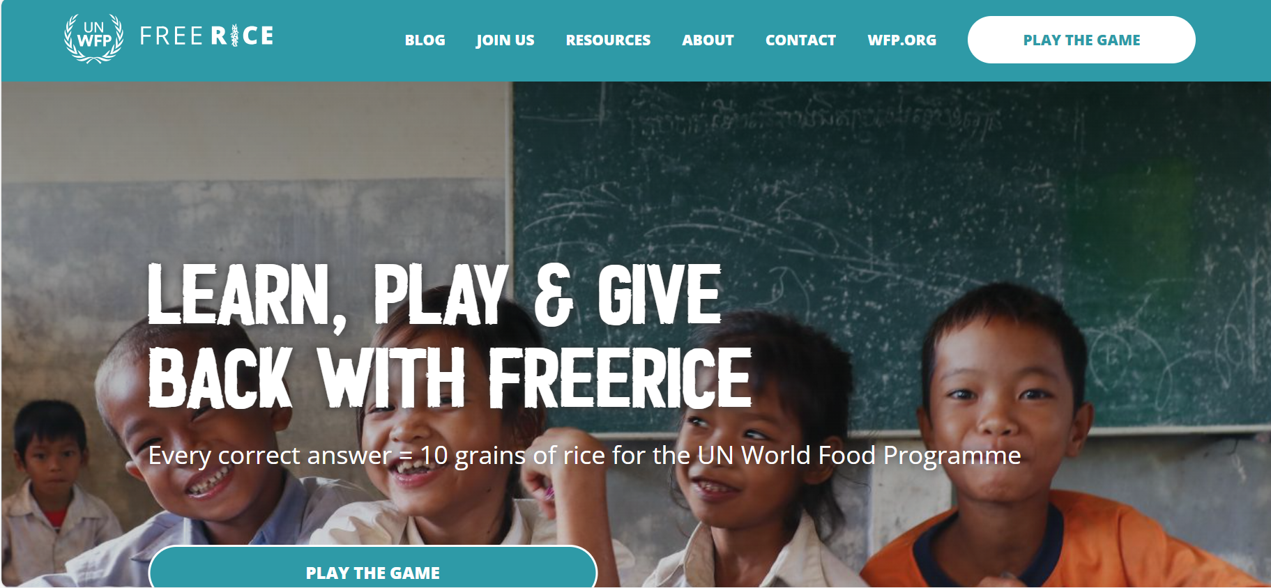 「FREERICE」という、英語を学びながらにして寄付もできるサイトを紹介 | おりーぶろぐ